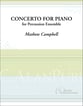 Concerto for Piano and Percussion Ensemble cover